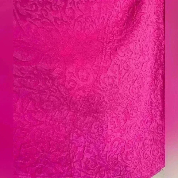 Signature by Robbie Bee Quarter Sleeve Hot Pink Summer Dress Size Small - Picture 4 of 8